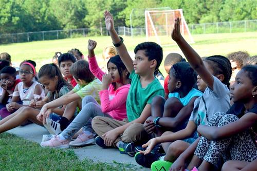 Students learning at Lovin 